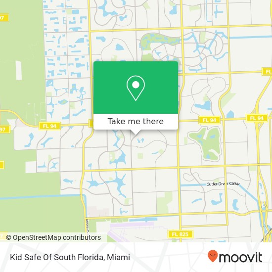 Kid Safe Of South Florida map