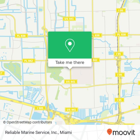 Reliable Marine Service, Inc. map