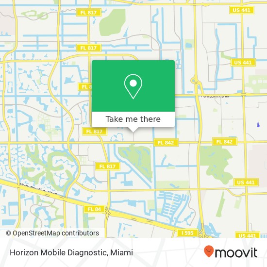 Horizon Mobile Diagnostic map