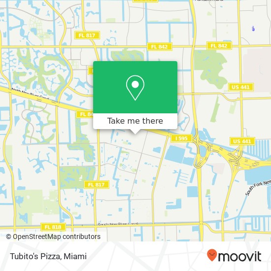 Tubito's Pizza map