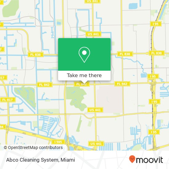 Mapa de Abco Cleaning System