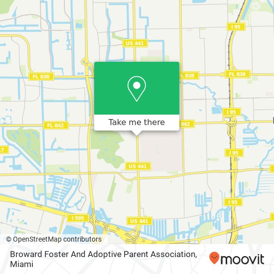 Broward Foster And Adoptive Parent Association map