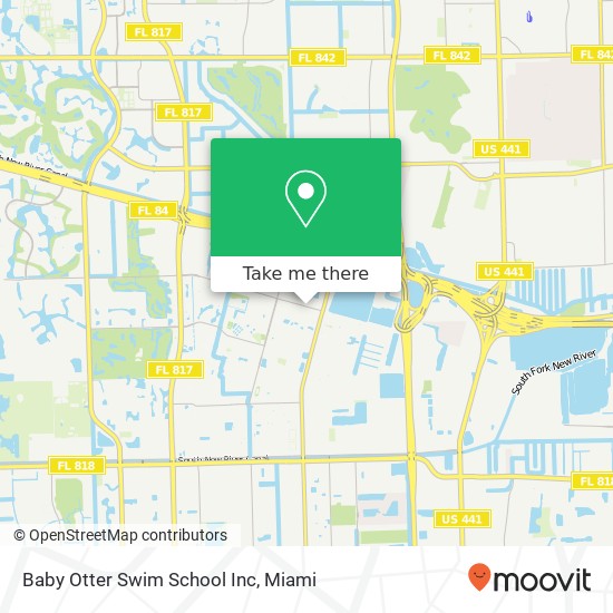 Baby Otter Swim School Inc map