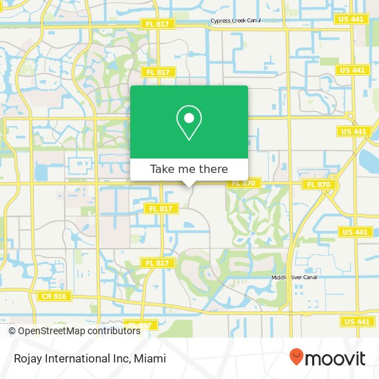 Rojay International Inc map