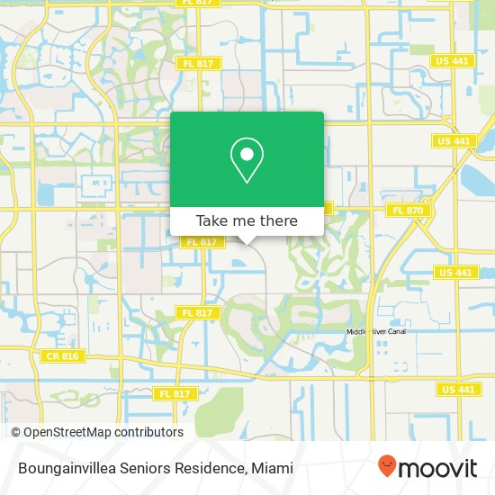 Mapa de Boungainvillea Seniors Residence