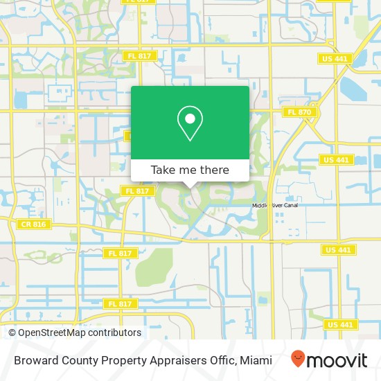 Broward County Property Appraisers Offic map