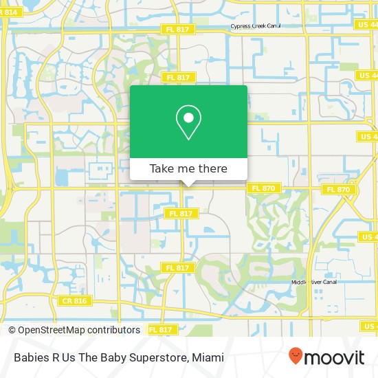Mapa de Babies R Us The Baby Superstore