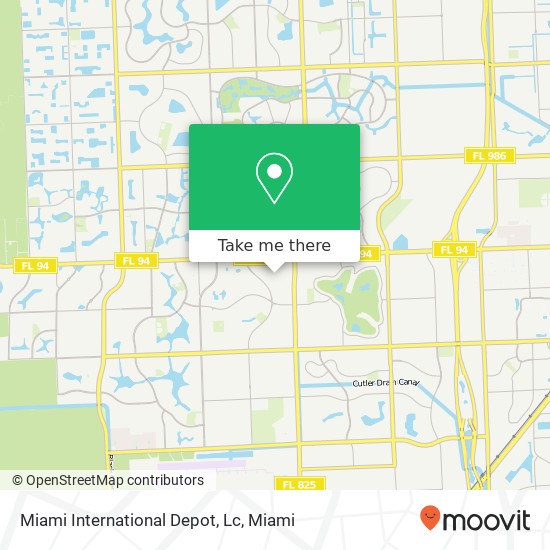 Miami International Depot, Lc map