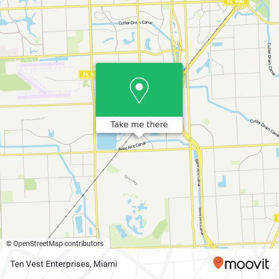 Ten Vest Enterprises map