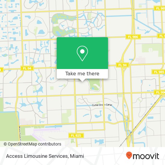 Mapa de Access Limousine Services