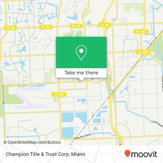 Mapa de Champion Title & Trust Corp