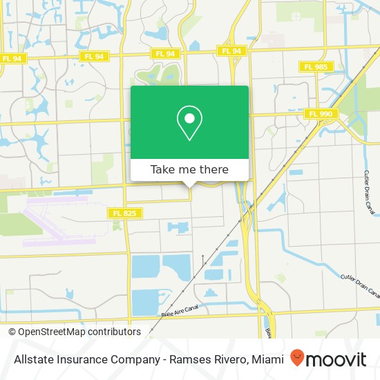 Allstate Insurance Company - Ramses Rivero map