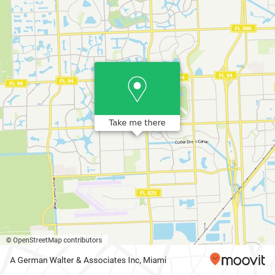 Mapa de A German Walter & Associates Inc