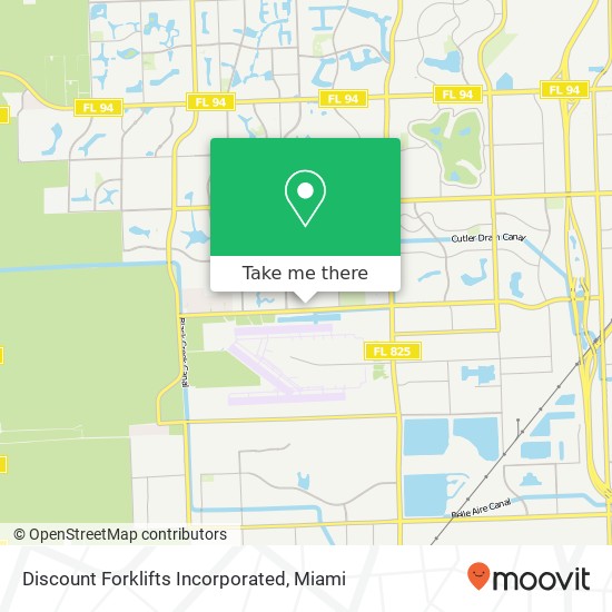 Mapa de Discount Forklifts Incorporated