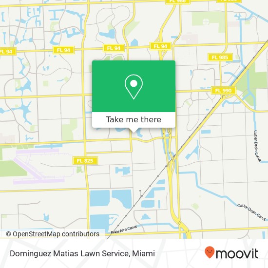 Mapa de Dominguez Matias Lawn Service