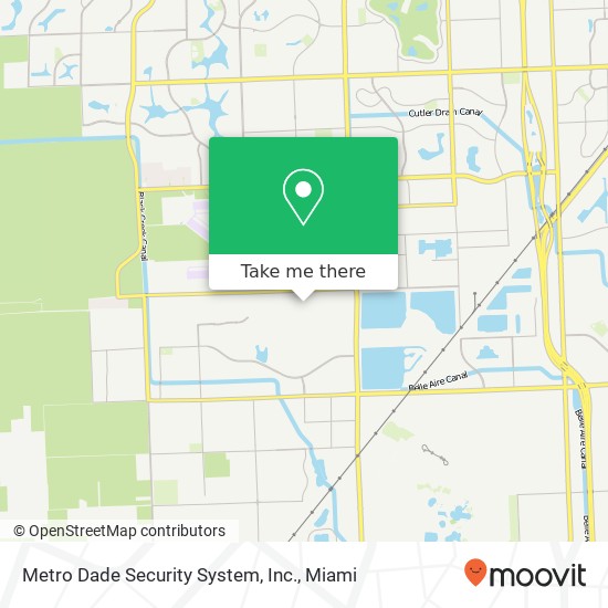 Metro Dade Security System, Inc. map