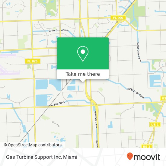 Gas Turbine Support Inc map