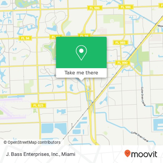 J. Bass Enterprises, Inc. map