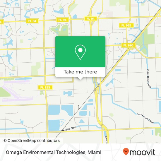 Mapa de Omega Environmental Technologies