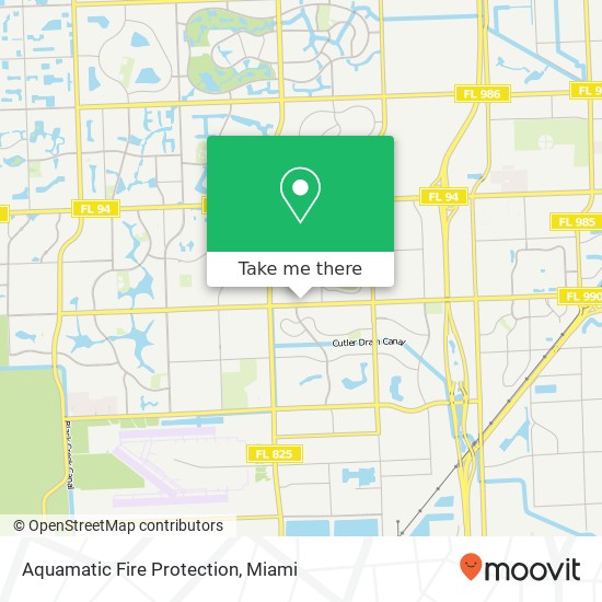 Mapa de Aquamatic Fire Protection