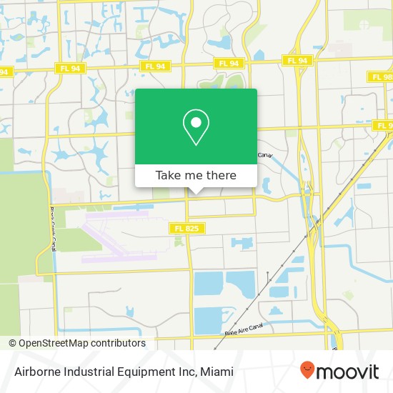 Airborne Industrial Equipment Inc map