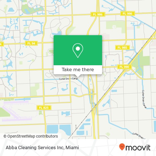 Mapa de Abba Cleaning Services Inc