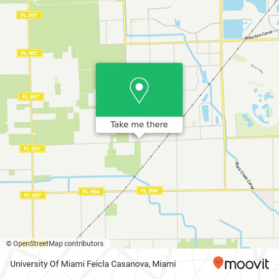 University Of Miami Feicla Casanova map