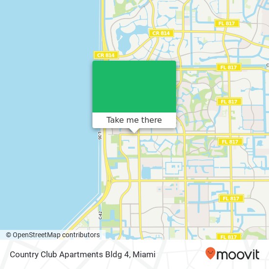 Country Club Apartments Bldg 4 map