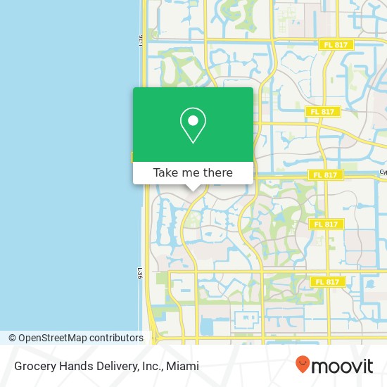 Mapa de Grocery Hands Delivery, Inc.