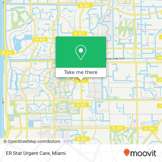 ER Stat Urgent Care map