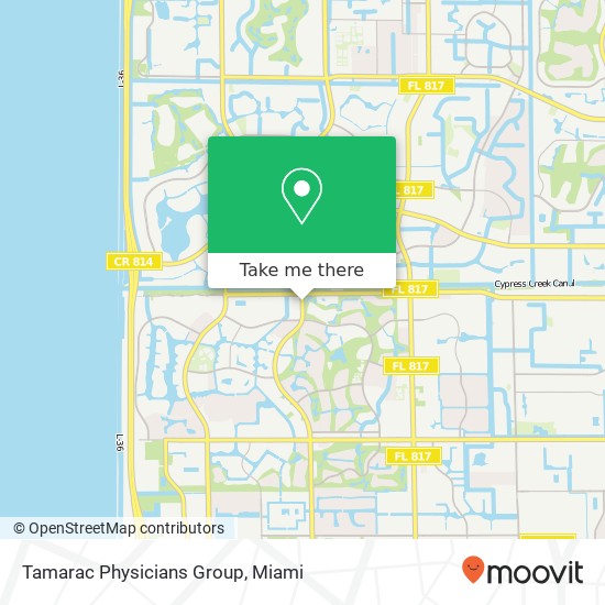 Tamarac Physicians Group map
