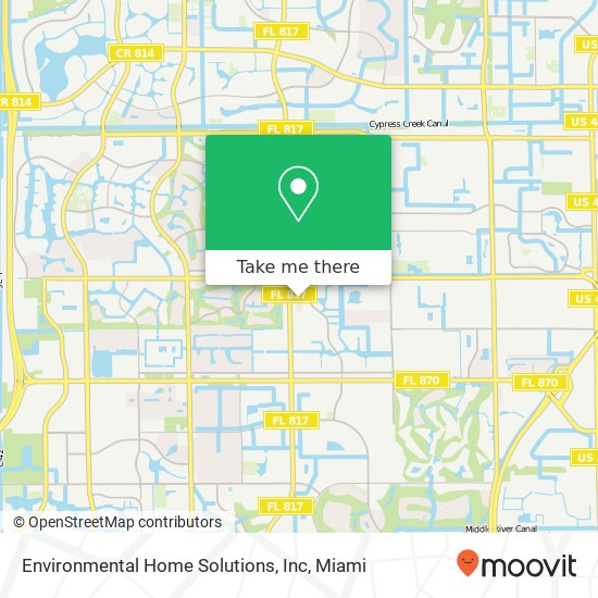 Environmental Home Solutions, Inc map