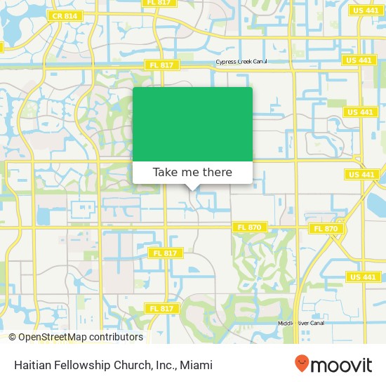 Haitian Fellowship Church, Inc. map