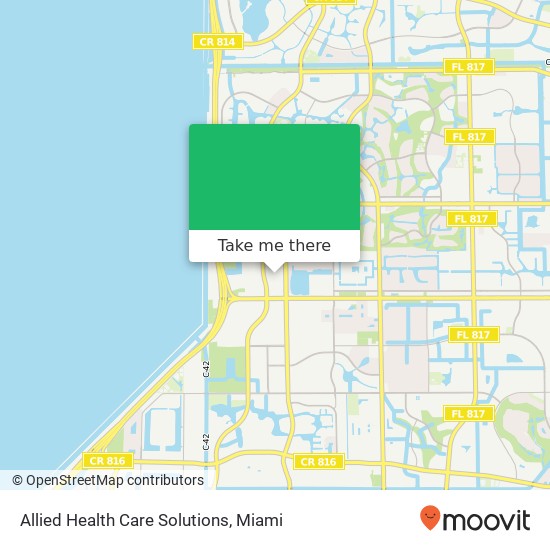 Allied Health Care Solutions map