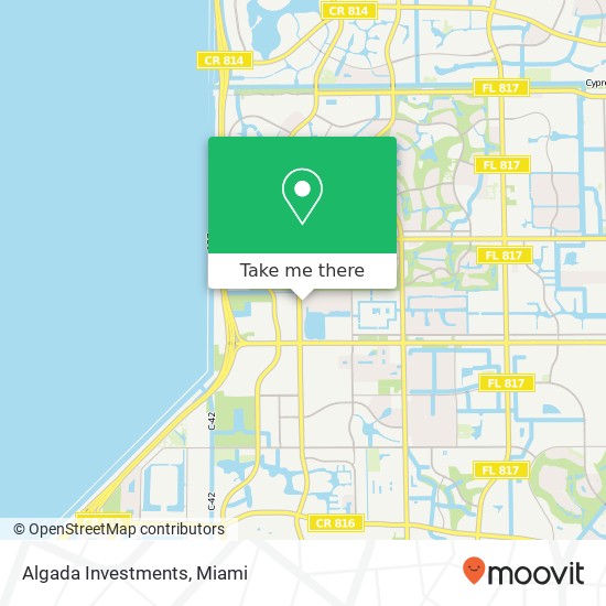 Mapa de Algada Investments