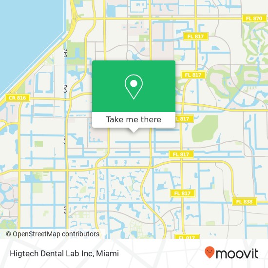 Mapa de Higtech Dental Lab Inc