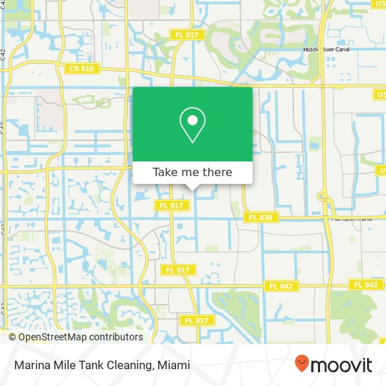 Marina Mile Tank Cleaning map