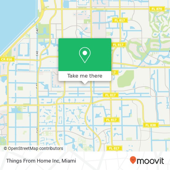 Things From Home Inc map