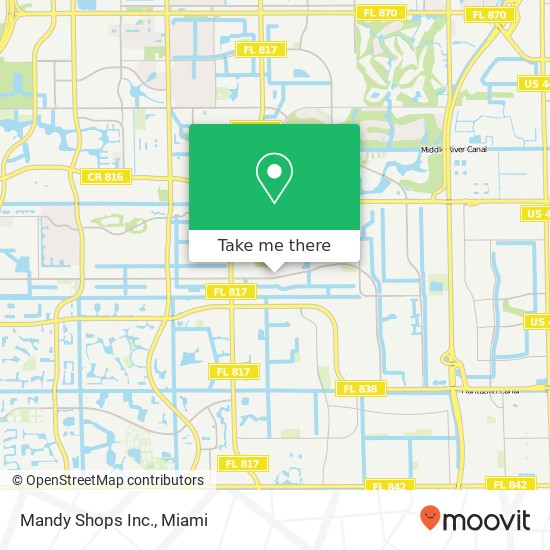 Mandy Shops Inc. map