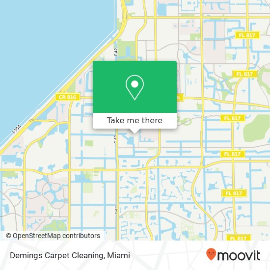 Mapa de Demings Carpet Cleaning