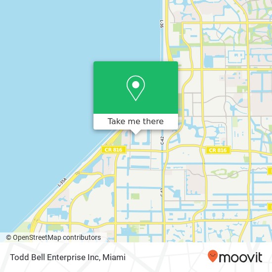 Mapa de Todd Bell Enterprise Inc