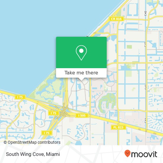 South Wing Cove map