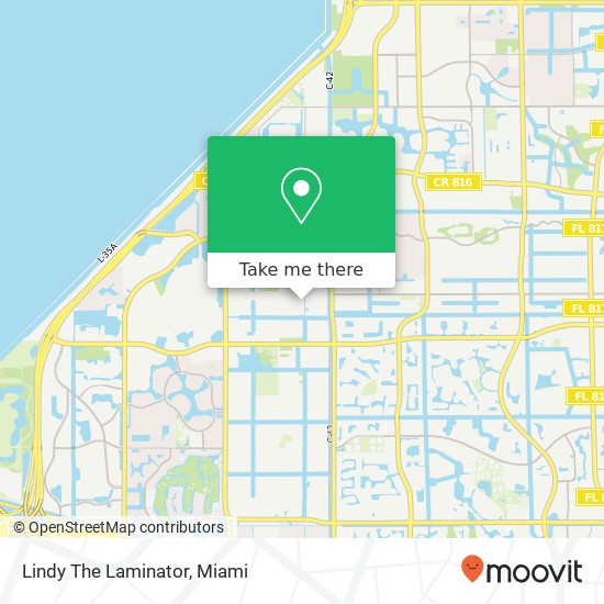 Lindy The Laminator map