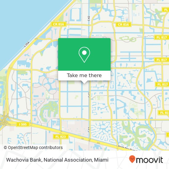 Mapa de Wachovia Bank, National Association