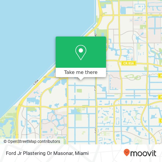 Ford Jr Plastering Or Masonar map