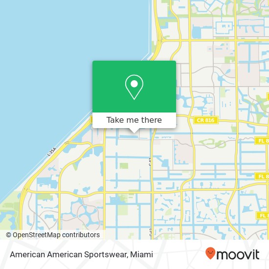 Mapa de American American Sportswear