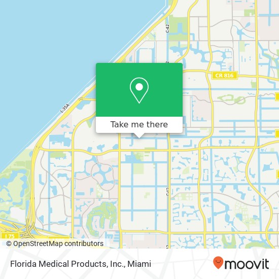 Florida Medical Products, Inc. map