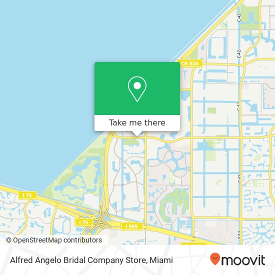 Alfred Angelo Bridal Company Store map