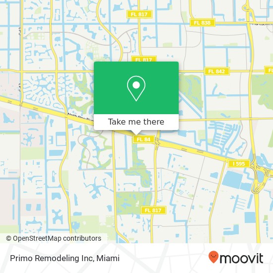 Primo Remodeling Inc map