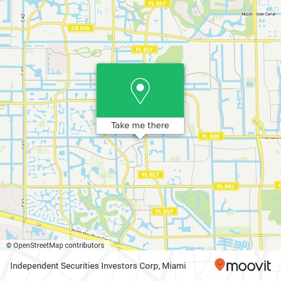 Independent Securities Investors Corp map